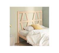 Vidaxl Tête De Lit 96x4x100 Cm Bois Massif De Pin Marron