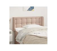Vidaxl Tête De Lit Avec Oreilles Cappuccino 103x16x78/88 Cm Similicuir