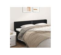 Tête de Lit avec Oreilles Blanc 203x16x118/128 cm Similicuir Meuble vidaXL