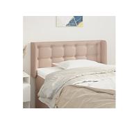 Vidaxl Tête De Lit Avec Oreilles Cappuccino 83x16x78/88 Cm Similicuir