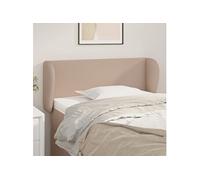 Hoofdbord met randen 83x23x78/88 cm kunstleer cappuccinokleur3116941