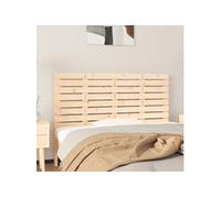 Vidaxl Tête De Lit Murale 141x3x63 Cm Bois Massif De Pin Marron
