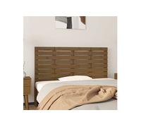 vidaXL Hoofdbord wandmontage 156x3x63 cm grenenhout honingbruin824741 Marron G