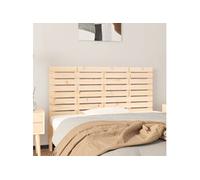 Vidaxl Tête De Lit Murale 156x3x63 Cm Bois Massif De Pin Marron