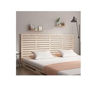 Hoofdbord wandmontage 186x3x91,5 cm massief grenenhout824703
