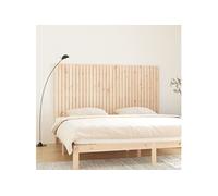 vidaXL Tête de lit murale 204x3x110 cm Bois massif de pin 824928