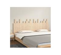 Vidaxl Tête De Lit Murale 204x3x80 Cm Bois Massif De Pin Marron