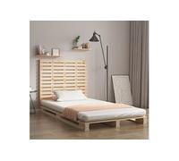 vidaXL Tête de lit murale 96x3x91,5 cm pin massif