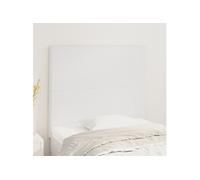 Hoofdborden 2 st 80x5x78/88 cm kunstleer wit3116125