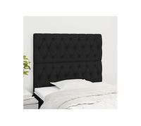 2 x Têtes de Lit Gris Clair 100x7x78/88 cm Tissu Meubles de Chambre vidaXL