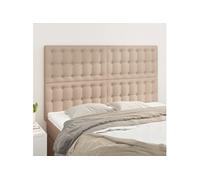 Vidaxl Têtes De Lit 4 Pcs Cappuccino 72x5x78/88 Cm Similicuir