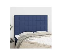Hoofdborden 4 st 72x5x78/88 cm stof blauw3116336