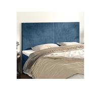 Tête de Lit Rose 100x5x118/128 cm Velours Meubles Chambre à Coucher vidaXL