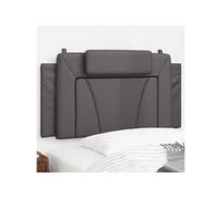 Coussin de Tête de Lit Viana Cappuccino 200 cm Similicuir vidaXL