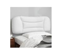 Vidaxl Coussin De Tête De Lit Blanc 100 Cm Similicuir Blanc