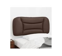 Vidaxl Coussin De Tête De Lit Marron 90 Cm Similicuir Marron