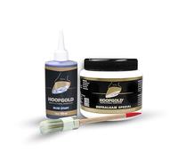 HOOFGOLD Lot de 2 flacons de baume spécial pour Sabots 500 ML et Bluestuff 100 ML - Aide Rapide et Efficace - Pourriture du Cheval