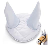 Hoofly Accessoire Hobby Horse - Cagoule anti-mouches grise pour hobby Horses - Certifié TÜV - Idéal pour le jeu et l'entraînement