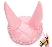 Hoofly Accessoire Hobby Horse - Cagoule anti-mouches rose pour hobby Horses - Certifié TÜV - Idéal pour le jeu et l'entraînement