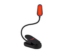 Hooga Lampe de lecture rouge à clipser 625 nm LED pour lire au lit, pas de lumière bleue, soins des yeux, cadeau pour étudiants, enfants, voyages, soins infirmiers, études