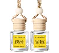 Hoogalife Car Fraineure d'air suspendu 2 pack - H tel Collection Huile Diffuseur Inspir par 24.K Magic & W. Hotel - No.1003 Fragrance Huile Rafr