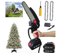 Hooha Parkside Tronçonneuse pour coupe de jardin, coupe arbuste, coupe branche, coupe bois, mini batterie de 15,2 cm, 21 V, sécateur à une main, kit d'outils de jardinage pour jardinage, cadeaux pour