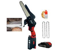 Hooha Parkside Tronçonneuse pour coupe de jardin, coupe arbuste, coupe de branche, coupe de bois, mini batterie de 15,2 cm, 21 V, sécateur à une main, kit d'outils de jardinage pour les amateurs de