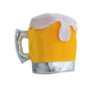 Hooin Chapeau-Chope de Bière - Accessoire Festif et Drôle pour Adultes - Couvre-chef Artisanal sur le Thème de la Bière