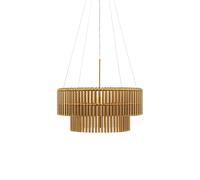 Hook 60 Suspension Cognac/Laiton brossé