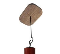 Hook Adhesive Hook for Wind Chime - Wooden Wind Chime Wall Mount | Hooks Outdoor Hooks for Hangable Plants | Self-Adhesive, No-Drill, Rustique Hanger for Patio, Balcony Garden Deck, Flower Baskets
