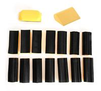 Hook and Loop Sanding Disc and Sanding Block for Curved Surfaces,16 Pcs Hand Sanding Block Abrasive Sander Pad Base,Automotive Detailing Tool