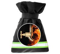 Hook and Loop Tape Thickened Anti-Freeze Outdoor Faucet Socks - Reusable Hose Bib Covers with Reflective Strips for Winter Freeze Protection, Cold Weather 6.7"W x 8.3"H