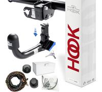 HOOK Attelage démontable Compatible avec BMW Série 5 E60 Berline 07.2003-01.2010 + Faisceau spécifique 7-Broches