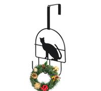 Hook - Au-dessus de la porte de la porte | Crochet avec exagération | Métal anti-rayure invisible Hanging Holders | Frappez la grille de serviettes antirouille gratuites pour tissu, ombrage