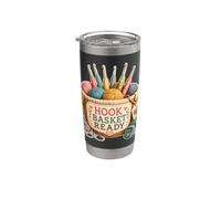 Hook Basket Ready Crochet Fil Gobelet isotherme en acier inoxydable double paroi