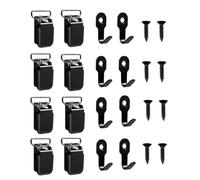 Hook Clamp Hangers - Clear Carpet Clip, displayClamps | Tapestry Fabric Wall Hanging, Textile Art Drapery Installation, Quilting Bedspread Display, Gallery Wall Decor System, Artwork Installation