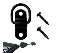 Hook For Cargo Net - 4 Pack Universal Tie Down Fasteners, Heavy Duty Car Trunk Mesh Pocket Mounting Kit, Self-Tapping Screws Included | Auto Rear Interior Cargo Organizer, Envelop Net Hanger