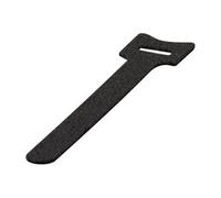 Hook & Loop - Fermeture adhésive - 16 cm - noir (pack de 10)