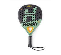 Hook - Pelle de Padel Unisexe - Platinum Gold Art - 355/365 g - 100% Carbone - Puissance 95% - EVA - Balance Moyen - sans rugosité - Attaque Explosive - Ronde