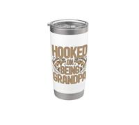 Hooked On Being Grandpa Gobelet isotherme en acier inoxydable double paroi
