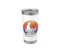 Hooked On Being Grandpa Gobelet isotherme en acier inoxydable double paroi