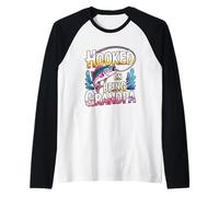 Hooked on Being Papa Manche Raglan