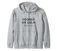 Hooked on Calm - Crochet Life Yarn Humour Sweat à Capuche