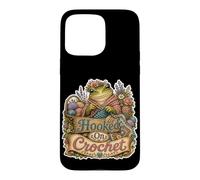 Hooked on Crochet Grenouille Laine Coque pour iPhone 15 Pro Max