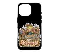 Hooked on Crochet Grenouille Laine Coque pour iPhone 16 Pro