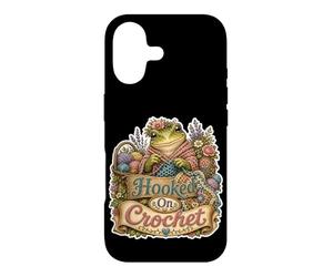 Hooked on Crochet Grenouille Laine Coque pour iPhone 17