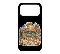 Hooked on Crochet Grenouille Laine Coque pour iPhone 17 Pro Max