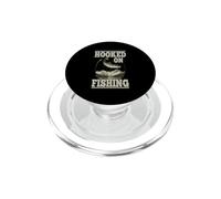 Hooked on Fishing - Moonlit Night Angler Scene PopSockets PopGrip pour MagSafe
