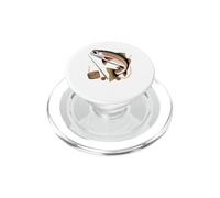 Hooked on Trout Fly Fishing Angler Fishing Pun PopSockets PopGrip pour MagSafe