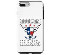 Hookem Horns, État du Texas Coque pour iPhone 7 Plus/8 Plus